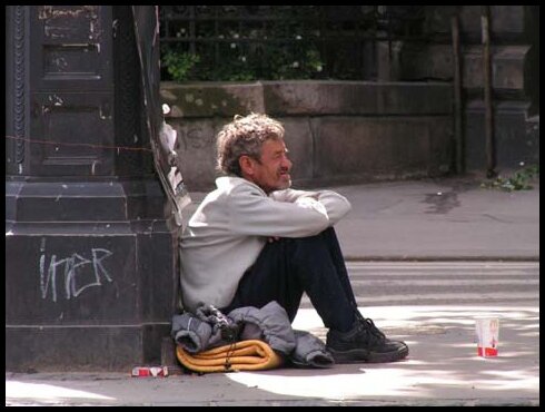 Budapest - Homeless Man