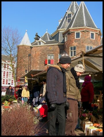 Amsterdam - Nieuwmarkt and The Waag