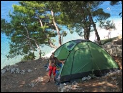 camping nabij Omis