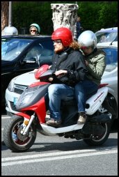 Scooter in Rome