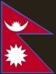 flag Nepal - vlag Nepal