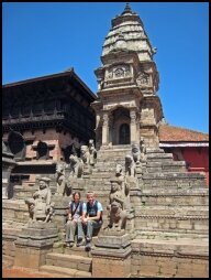 Us in Bakhtapur