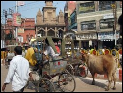 het Verkeer in Varanasi