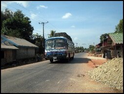 Bus in Laos