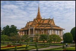 Nationaal Paleis in Phnom Penh